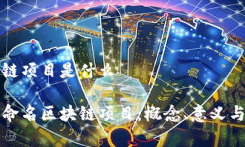 命名区块链项目是什么

深入解析命名区块链项目：概念、意义与案例分析
